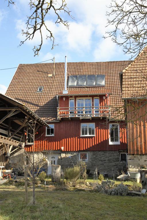 Gemuetliche Gaestezimmer In Einem Neu Sanierten Fachwerkhaus Заксенхайм Экстерьер фото